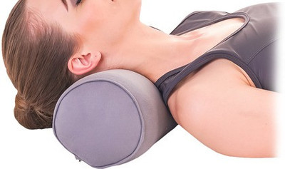 COIF Orthopedic Round Pillow Head Support(Grey)
