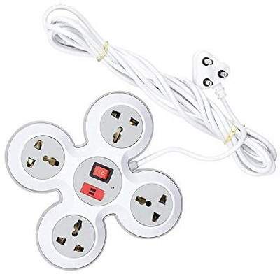 22 TECH 4IN22TECH 4  Socket Extension Boards(White, 2.5 m)
