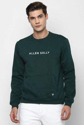 Allen Solly Full Sleeve Solid Men Sweatshirt