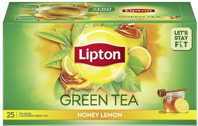 Lipton Green tea Honey Lemon 25 pieces Lemon, Honey Green Tea Box(25 Bags)