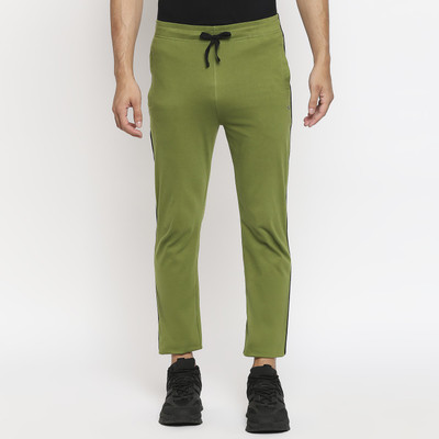 KILLER Solid Men Green Track Pants