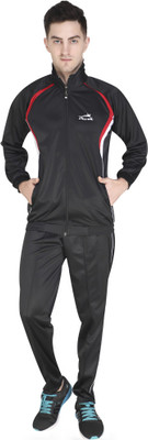 DEVOK Solid, Striped Men Track Suit