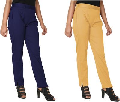 PINOVO Regular Fit Women Multicolor, Multicolor Trousers