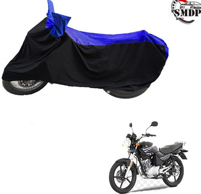 SMDP Two Wheeler Cover for Yamaha(Libero, Blue, Black)