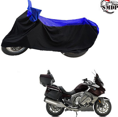 SMDP Two Wheeler Cover for BMW(K 1600, Blue, Black)