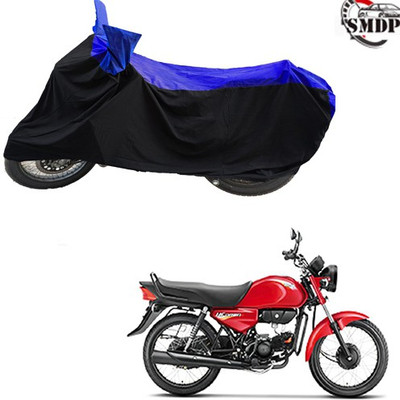 SMDP Two Wheeler Cover for Hero(HF Dawn, Blue, Black)