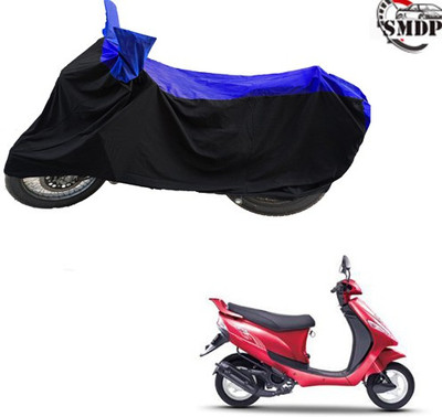 SMDP Two Wheeler Cover for Mahindra(Kine, Blue, Black)