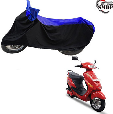 SMDP Two Wheeler Cover for Hero(E Sprint, Blue, Black)