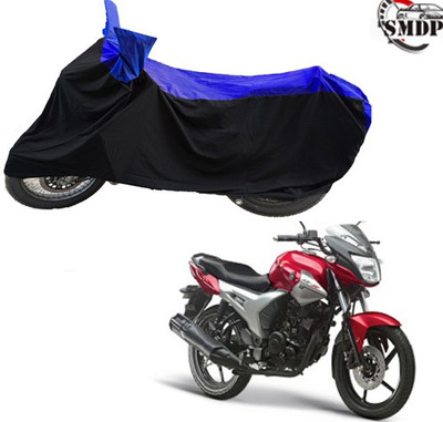SMDP Two Wheeler Cover for Yamaha(SZ X, Blue, Black)