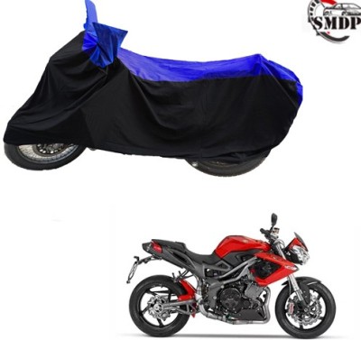 SMDP Two Wheeler Cover for DSK Benelli(TNT R, Blue, Black)