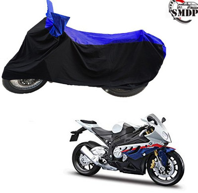 SMDP Two Wheeler Cover for BMW(X1, Blue, Black)