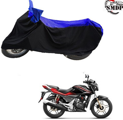 SMDP Two Wheeler Cover for Honda(CBZ Extreme, Blue, Black)