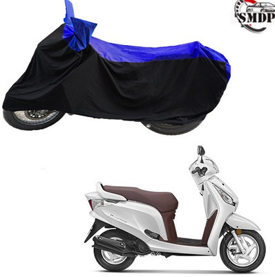 SMDP Two Wheeler Cover for Honda(Aviator, Blue, Black)