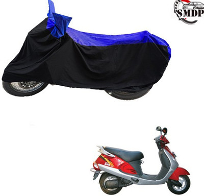 SMDP Two Wheeler Cover for Kinetic(Nova, Blue, Black)