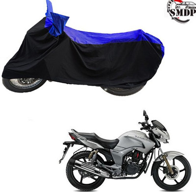 SMDP Two Wheeler Cover for Hero(Hunk, Blue, Black)