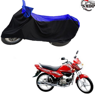 SMDP Two Wheeler Cover for Hero(Splendor NXG, Blue, Black)