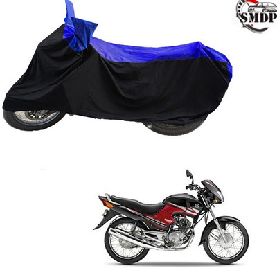 SMDP Two Wheeler Cover for Yamaha(Gladiator, Blue, Black)