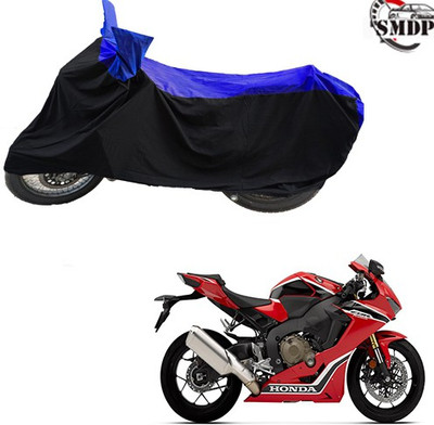 SMDP Two Wheeler Cover for Honda(CBR 1000RR, Blue, Black)