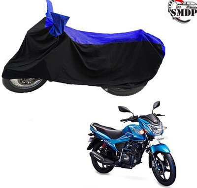 SMDP Two Wheeler Cover for TVS(Victor New, Blue, Black)
