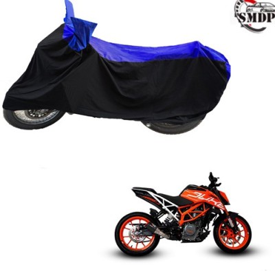 SMDP Two Wheeler Cover for KTM(Duke 390, Blue, Black)