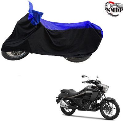 SMDP Two Wheeler Cover for Suzuki(Intruder, Blue, Black)