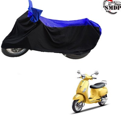 SMDP Two Wheeler Cover for Piaggio(Vespa SXL, Blue, Black)