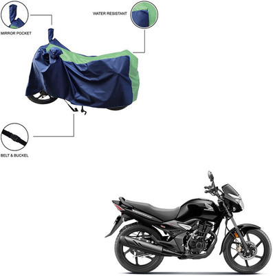Pop Shade Two Wheeler Cover for Honda(CB Unicorn, Green)