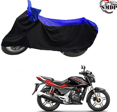 SMDP Two Wheeler Cover for Hero(CBZ Extreme, Blue, Black)