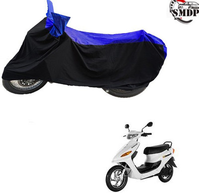 SMDP Two Wheeler Cover for Indus(Yo Electron, Blue, Black)