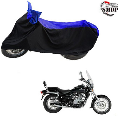 SMDP Waterproof Two Wheeler Cover for Bajaj(Avenger 220 DTS-i, Blue, Black)