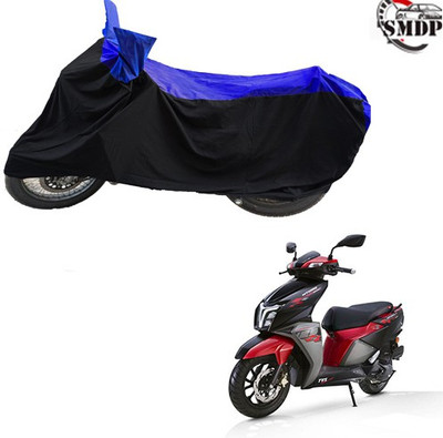 SMDP Two Wheeler Cover for TVS(NTORQ, Blue, Black)