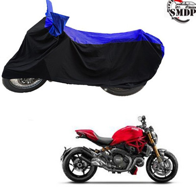 SMDP Two Wheeler Cover for Ducati(Monster 795, Blue, Black)
