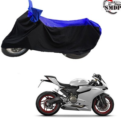 SMDP Two Wheeler Cover for Ducati(899 Panigale, Blue, Black)