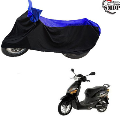 SMDP Two Wheeler Cover for Hero(Electric Zippy, Blue, Black)