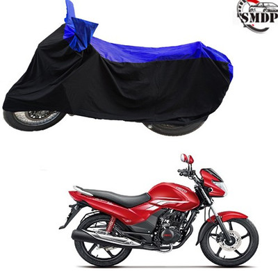 SMDP Two Wheeler Cover for Hero(Achiever, Blue, Black)