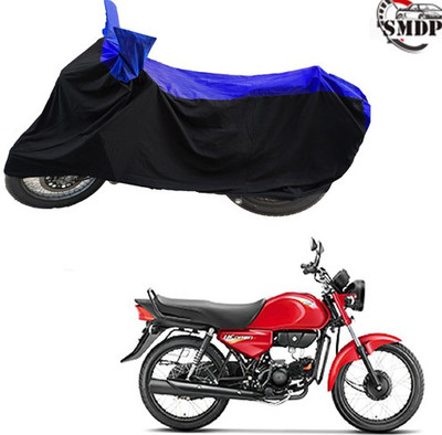 SMDP Two Wheeler Cover for Hero(CD Dawn, Blue, Black)