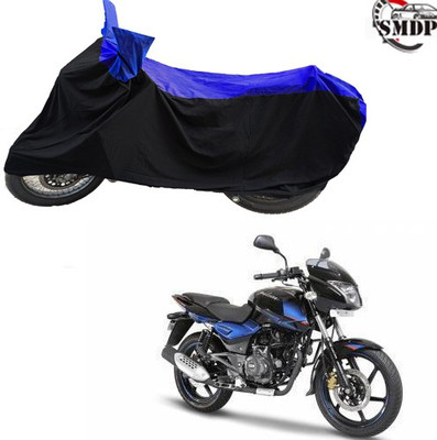 SMDP Two Wheeler Cover for Bajaj(Pulsar 150 DTS-i, Blue, Black)