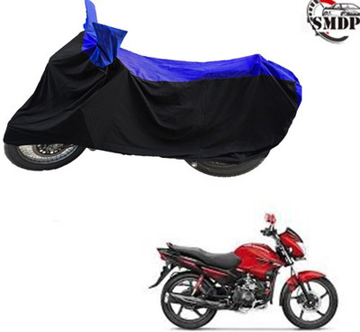 SMDP Two Wheeler Cover for Hero(Glamour FI, Blue, Black)