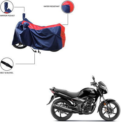 Pop Shade Two Wheeler Cover for Honda(CB Unicorn, Red)