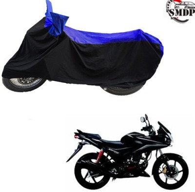 SMDP Two Wheeler Cover for Honda(CBF Stunner, Blue, Black)