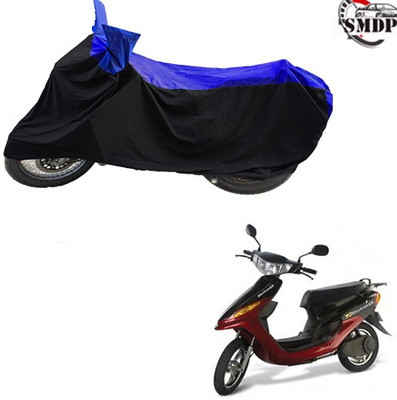 SMDP Two Wheeler Cover for Indus(Yo Style, Blue, Black)