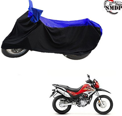 SMDP Waterproof Two Wheeler Cover for Hero(Impulse, Blue, Black)