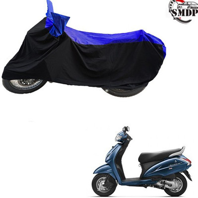 SMDP Two Wheeler Cover for Honda(Activa 3G, Blue, Black)