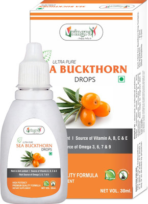 Vringra Sea Buckthorn Drops-Himalayan Berry Extract-Immunity Booster-Sea Buckthorn Extract(30 ml)