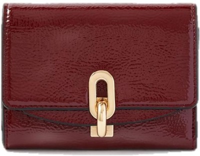ACCESSORIZE LONDON Women Casual Maroon Artificial Leather Wallet(6 Card Slots)