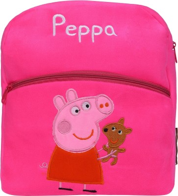 Keshita Premium Quality Soft Children, Kids, Baby, Velvet Traveling & School Backpack (Multicolor, 12 L) School Bag 10 L Backpack(Pink)