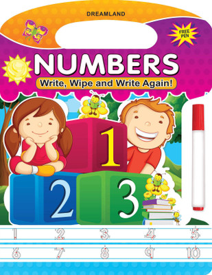 Write and Wipe Book - Numbers(English, Paperback, unknown)