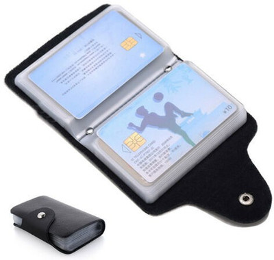 24 Card Holder(Set of 2, Black)