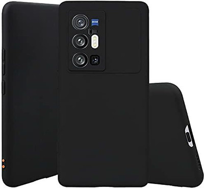 Zelfo Back Cover for Vivo X70 Pro Plus(Black, Silicon, Pack of: 1)