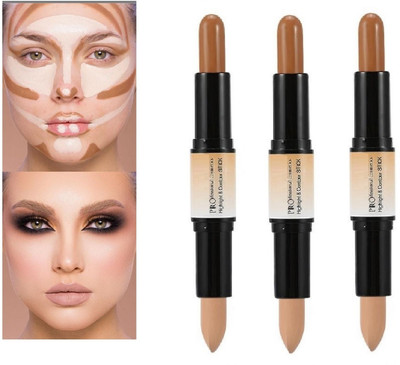ADJD 2IN1 Highlight Stick Double-ended Contouring Highlighter  Concealer(MULTI LORE, 12 ml)